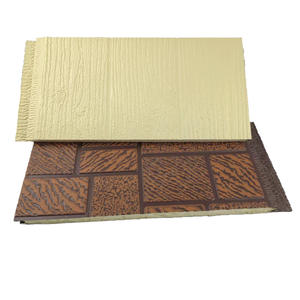 Beige Oak + coklat muda Roller pasir ubin pola mosaik merah PU panel dinding Sandwich tahan cuaca eksterior pelapis - Product Image 6