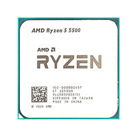 AMD R5 5500 3.6 GHz hingga 4.2GHz Prosesor CPU Enam Inti 12-Thread R5 32MB Soket AM4 Baru TRAY R5 CPU AMD