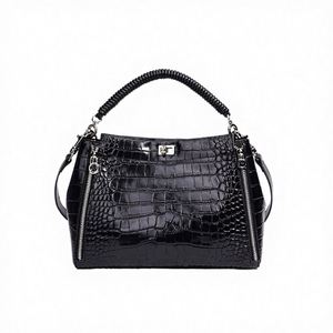 Nouveau sac en paille de bois tendance et polyvalent, style simple, motif demi-lune, fermeture éclair, pour voyage/plage, sac à main pour femme - Product Image 3