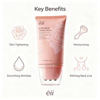 Crème pour le cou EIl Camellia Peptide Collagène Bosein : Réduit les ridules, raffermit, combat les rides, procure des bienfaits hydratants
