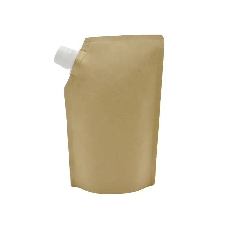 250ML портативный сумка для хранения складной портативный питьевой контейнеры Упаковка из крафт-бумаги для питья через соломинку мешок для воды для питьевой воды