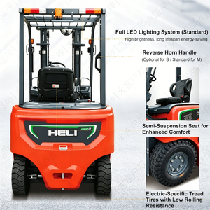 รถยกไฟฟ้าแบบสี่ล้อ ซีรีส์ H4 ขนาด 1.5-3.8 ตัน รถยกไฟฟ้าลิเธียมแบบนั่งขับ - Product Image 6