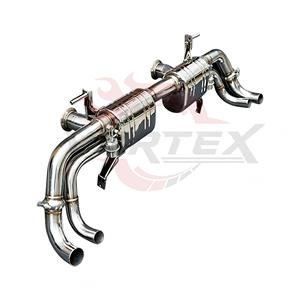 ระบบท่อไอเสียแบบ Catback Vortex Valvetronic สำหรับ Audi R8 4S V10 5.2L ผลิตจากสแตนเลส SS304 ชุดอุปกรณ์แต่งรถแข่งแบบสปอร์ต - Product Image 4
