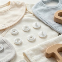 Bouton-pression en plastique avec rondelle en plastique, attache-pression 4 pièces, logo personnalisé, faible MOQ, OEM pour vêtements, vestes, vêtements de sport