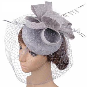 Cappello Vintage Europeo da Donna con Piume e Rete, Velo da Sposa, Copricapo per Feste e Spettacoli - Product Image 5