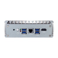 Mini PC Intel Core I7-1165G7 Enam Port Jaringan SSD Gigabit Komputer Kompak N100 Soft Router