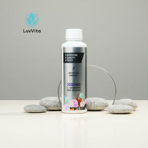 مكمل غذائي سائل لوففيتا بالجملة لتعزيز الطاقة وتحفيز عملية الأيض، يحتوي على النياسين وفيتامين ب6 وإل-كارنيتين بتركيز 3000 ملغ للبالغين، خالٍ من المواد الاصطناعية - Product Image 1
