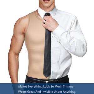 Gilet <span class=keywords><strong>Corset</strong></span> Amincissant pour Hommes, Sous-vêtement de Sudation pour la Perte de Poids, Entraînement, Brûle-Graisse Abdominal, Soutien Dorsal, Gaine Ventre Plat - Product Image 5
