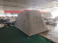 Tente de camping automatique 250x220x155cm, une chambre, en polyester et coton, enduite argentée, imperméable, quatre saisons, pour le glamping familial