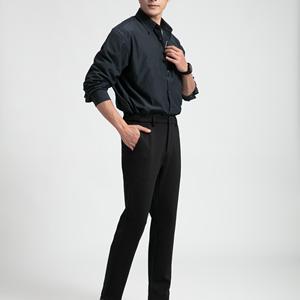 Premium Down-Infused <strong>Winter</strong> Warm Pants Men's 3D Dynamic Waist High Stretch Nylon Blend <strong>Golf</strong> <strong>Trousers</strong> Business Casual Straight - Product Image 1