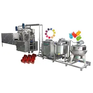 automatic bubble gummy jelly soft candy depositor machine supplier