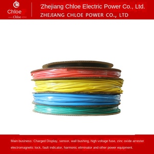 Tube thermorétractable en silicone basse pression RSG 0.6 0.6/1KV 1-50 Diamètre Isolation Rouge Jaune Bleu Vert - Product Image 2