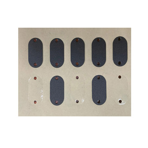 Lámina de aislamiento para mascotas, 8 piezas, ovalada negra con orificios para aplicaciones de alto voltaje - Product Image 2