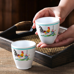 Tasse en mélamine Xiangyuan 3 pouces, design traditionnel chinois pour le thé - Product Image 1