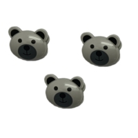 Sac de nourriture en plastique en forme d'ours grizzli mignon personnalisé Clip d'étanchéité Aimant de réfrigérateur