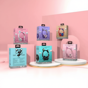 Cuffie wireless con orecchie da gatto T22, design Bluetooth a forma di orecchie di gatto per gaming e musica - Product Image 3