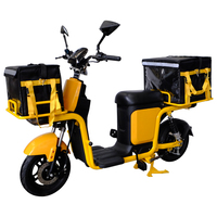 Elektroroller für Lieferdienste, Elektromotorräder, Elektromofas mit Gepäckträger