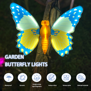 TOPREX Motore Elettrico per Farfalla con Ali Apribili e Chiudibili, Decorazione Luminosa da Giardino - Product Image 3