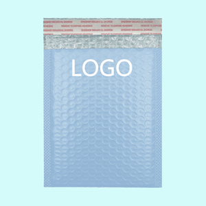 Sac d'expédition en mousse co-extrudée bleu lait épais, imperméable, avec enveloppe à bulles, vente en gros, 13x18+4cm - Product Image 1