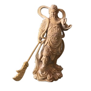 Guan Yu Guan Gong Guerrier Chinois Statue Générale Sculpture <span class=keywords><strong>Trois</strong></span> <span class=keywords><strong>Royaumes</strong></span> Religieux Bouddha Figurine Résine Matériel pour Souvenirs - Product Image 1