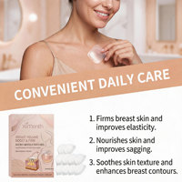 XIMONTH Patchs de Soin des Seins Fins, Respirants, Sans Effet Empiècçant, S'adaptent à la Peau du Sein pour une Esthétique Douce - 10 PATCHS