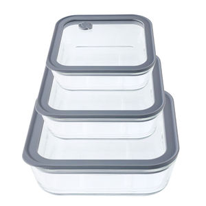 Lò vi sóng an toàn thực phẩm thủy tinh kín <span class=keywords><strong>container</strong></span> cho hoàn hảo lưu trữ trực tiếp bán buôn cho nhà bếp hoặc trở lại trường học - Product Image 5