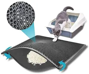 Tapis de litière imperméable pour chat, tapis de sable pour chat