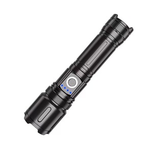 Hot Sale High-Power Rechargeable LED Flashlight for Mountain Camping Portable Aluminum Body Flashlight - Product Image 1