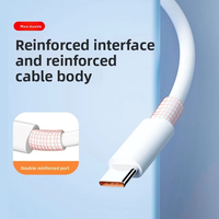 Kabel pengisian daya Cepat USB a ke C, pengisian daya Super cepat 10A, bahan luar biasa, lebih menyenangkan untuk digunakan