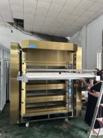 Horno de cubierta europeo eléctrico popular al por mayor industria comercial de una sola capa multicapa horno de cubierta personalizado con cargador