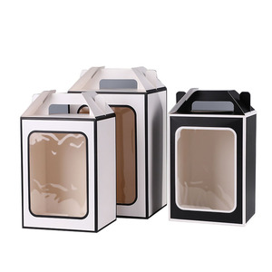 Bán Buôn Đồ chơi lưu trữ hộp carton với cửa sổ rõ ràng chất lượng cao Quà Tặng Búp Bê hộp với xử lý - Product Image 2