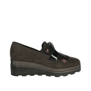 Mocassini Casual da donna MM854827 appartamenti mocassino marrone con soletta in vera pelle a punta chiusa morbida e traspirante leggera - Product Image 4