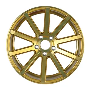 18 19 Inch Alloy Auto Velg 5X100 5X120 4X120 5X120 Velgen Zwart Goud Kleur Velg Wiel M3050