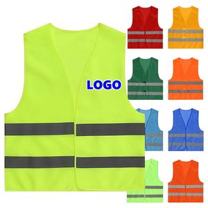 Gilet de sécurité réfléchissant en gros, vêtements de travail, gilet de sécurité personnalisé avec logo, portable, grande taille - Product Image 1