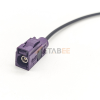 Câble d'extension d'antenne Fakra D femelle vers SMA mâle RG174 coaxial, rallonge, pigtail 30 cm pour la navigation automobile, GPS, télématique