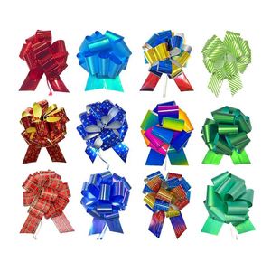 Géant Rouge Or Bleu 5 8 12 Inch Big Gift Bow Ribbon Large Pull Bow for Appliances Bikes Table Decorations and Party Events - Product Image 2