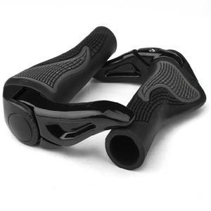 Extrémités de guidon de vélo vtt poignées en caoutchouc et barre de poignée en aluminium poignée ergonomique de vélo verrouillable poignée en caoutchouc - Product Image 4