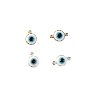 Nuevo Colgante de Ojo Turco Chapado en Oro con Zirconia y Bisel de Aleación, Venta al por Mayor 2026, Regalo Perfecto con Temática Nazarbattu - Product Image 1