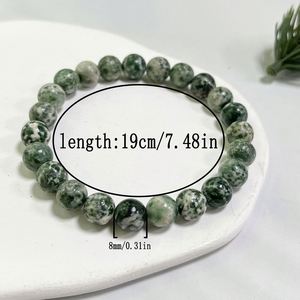 Pulsera Natural de Cuentas de Vidrio Coloridas, Piedra Curativa de Primera Calidad, Fuente de Productos Económica de Primera Categoría, Descuento al por Mayor - Product Image 3