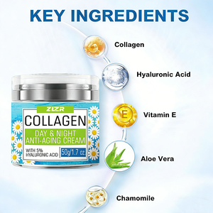 Fábrica de Cuidado de la Piel ODM, Proveedor y Fabricante de Productos para el Cuidado de la Piel, Crema Facial Vegana con Colágeno y Ácido Hialurónico, Nutritiva, Reafirmante y Antienvejecimiento - Product Image 6