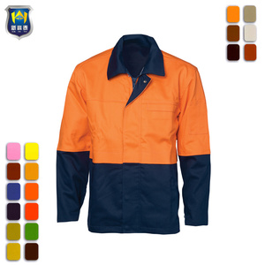 Wholesale Custom <strong>High</strong> <strong>Visibility</strong> Coverall Hi Vis Workwear Work Coat Safety Reflective <strong>Softshell</strong> Work <strong>Jackets</strong> - Product Image 5