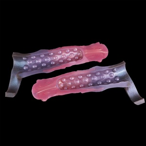 Fantasy Horse Penis Sleeve Extender Cock Sleeve,Monster Knot Penis Sleeve Extender 3 Size Silicone Reusable Horse <b>Dildo</b> - Product Image 5