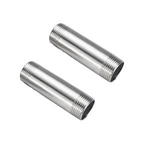 Фитинг из нержавеющей стали 304 с двойной наружной резьбой, усиленный круглый резьбовой соединитель для промышленных трубопроводов - Product Image 5