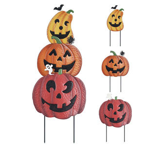 Letrero de Pared de Calabaza de Halloween de 36 Pulgadas Más Vendido, Decoración Metálica Pequeña para Exteriores, Jardín, Patio y Césped - Product Image 6
