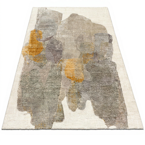 Tapis en boucle de laine et soie de haute qualité, tapis de style persan fait à la main, produit d'ameublement écologique pour la maison - Product Image 1