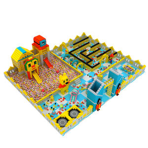 Estimule la creatividad con la Casa de Juegos Suave y Espaciosa y el Centro de Actividades para Niños Pequeños con Piscina de Pelotas Profunda para Diversión en Interiores y Exteriores - Product Image 6