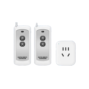 Công Suất Cao <span class=keywords><strong>2</strong></span>-Nút Không Dây Từ Xa Chuyển Đổi Ổ Cắm Cho Hộ Gia Đình Máy Bơm Nước Nhà Thông Minh Hệ Thống Pin Hoạt Động 50M-500M Phạm Vi - Product Image 3