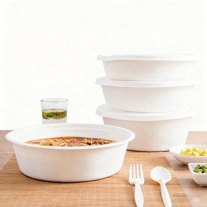 <span class=keywords><strong>ชาม</strong></span>สลัด/ซุปทรงกลม ทำจากชานอ้อย <span class=keywords><strong>ใช้</strong></span><span class=keywords><strong>แล้ว</strong></span><span class=keywords><strong>ทิ้ง</strong></span> เป็นมิตรกับสิ่งแวดล้อม <span class=keywords><strong>ใช้</strong></span>กับไมโครเวฟได้ พร้อมฝาปิด เหมาะสำหรับงานปาร์ตี้และงานแต่งงาน - Product Image 5