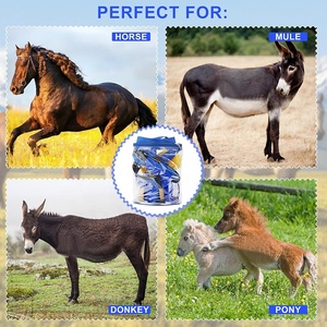 Kit de aseo para caballos de 9 piezas, suministros de <span class=keywords><strong>baño</strong></span> para caballos, Juego de cepillos para caballos con bolsa organizadora - Product Image 6