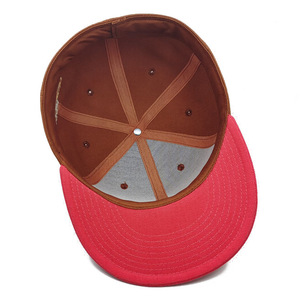 Sombrero de hip-hop completamente cerrado personalizado estilo americano calle 3D bordado sombrero plano cabeza grande 100% algodón común Unisex cuatro estaciones duro - Product Image 4